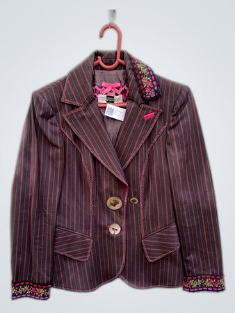 Maria Grazia Severi Pinstripe Blazer