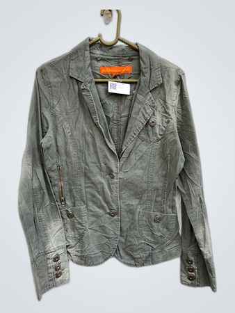 Fishbone Olive Green Workwear Jacket