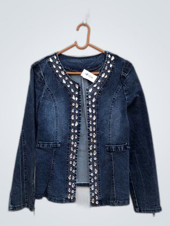 Unbranded Denim Rhinestone Jacket