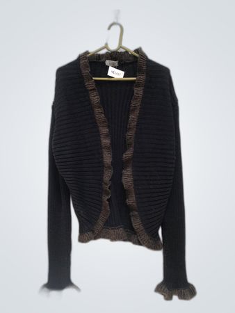 Black Knit Cardigan