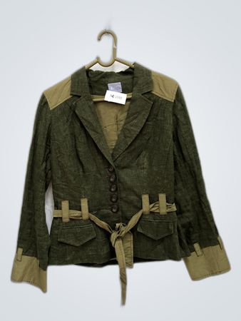 Bossa Green Linen Blazer