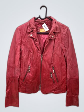 BIBA Red Leather Jacket