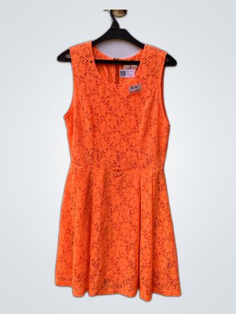 Orange Lace Dress