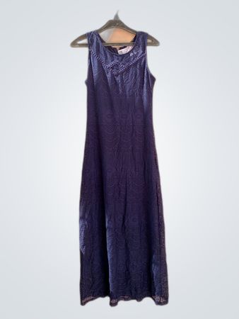 Faith Navy Lace Maxi Dress