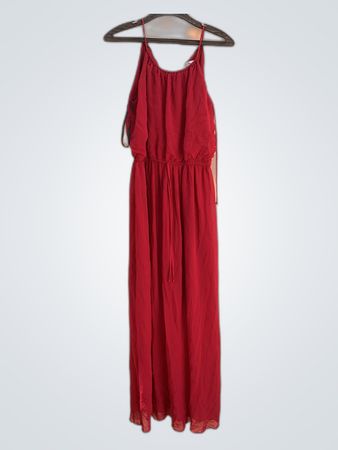 Sweet Storm Red Maxi Dress