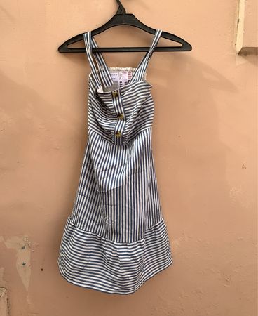 Striped Sleeveless Dress