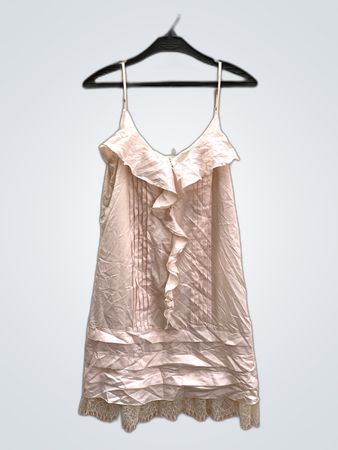 White Ruffled Dress