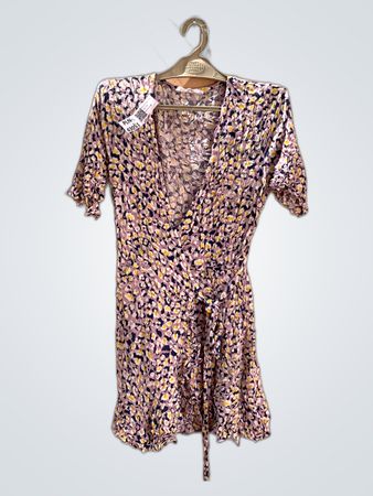 Unbranded Printed Wrap Mini Dress