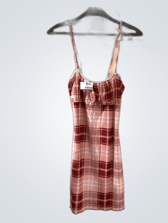 Plaid Mini Dress