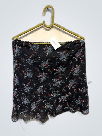 Floral Print Mini Skirt