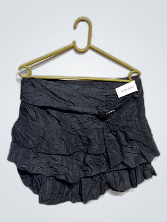Black Ruffled Skirt
