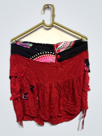 Unbranded Boho Printed Mini Skirt