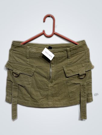 H&M Olive Green Cargo Mini Skirt