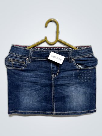 Shine Like a Star Denim Mini Skirt