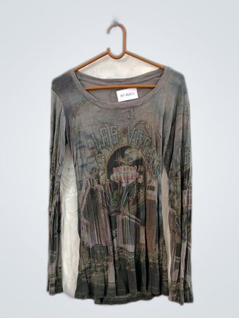 Unbranded Las Vegas Graphic Long Sleeve T-Shirt