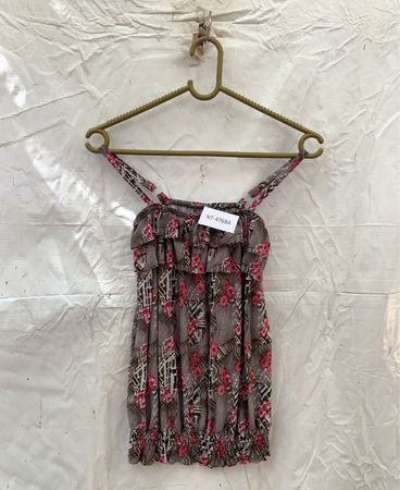 Unbranded Printed Ruffled Camisole Top