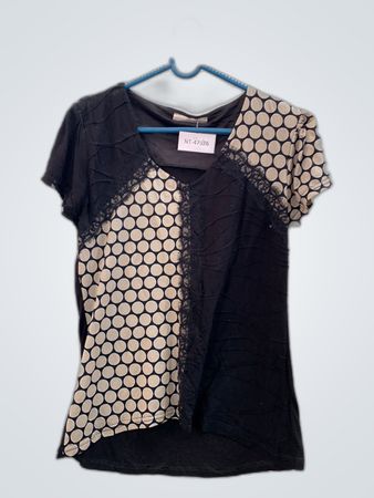 Armand Thiery Printed Lace Blouse