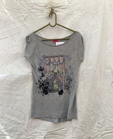 G2 Grey Printed Graphic T-Shirt