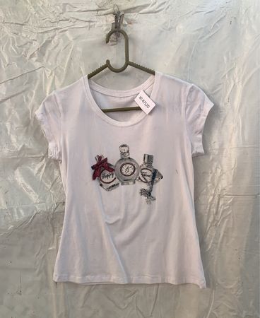 Blouse with Perfume Bottles Design