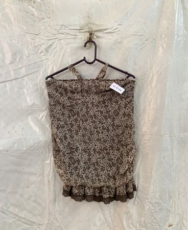 Unbranded Floral Lace Trim Mini Dress