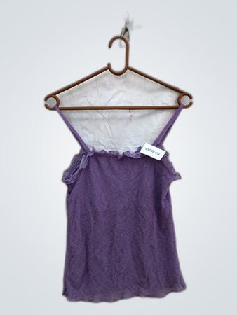Unbranded Purple Ruffled Camisole Top