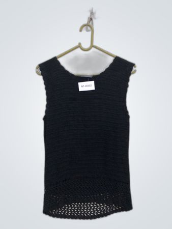 Black Knit Top