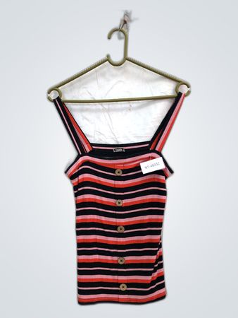 Pimkie Striped Ribbed Tank Top