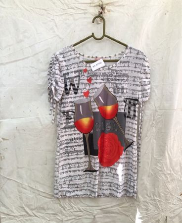 Patty Moon Wine Glass T-Shirt