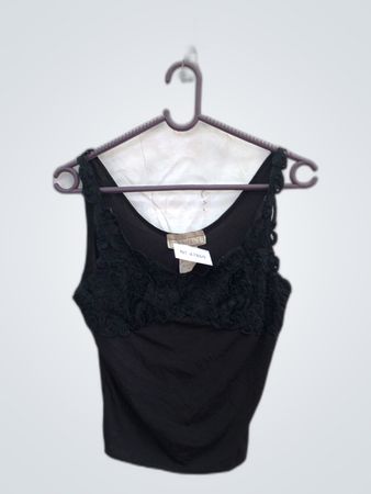 FASHOUE Black Lace Camisole Top