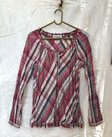 Tom Tailor Printed Plaid Blouse