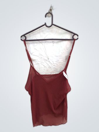 Red Sheer Camisole