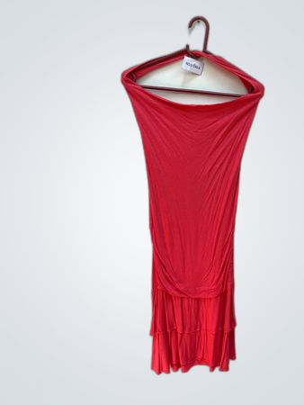 Red Off-The-Shoulder Top