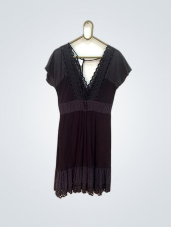 Black Lace Mini Dress