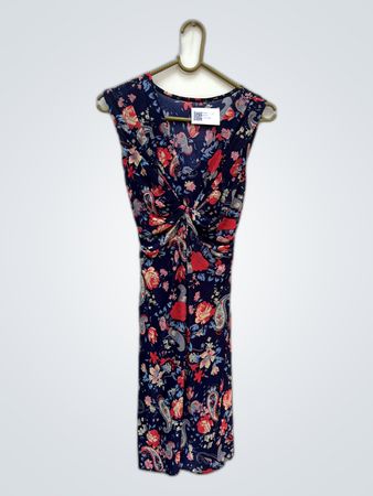 Floral Print Sleeveless Mini Dress