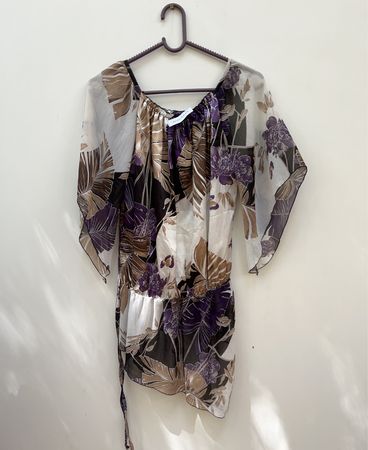 Sheer Printed Blouse