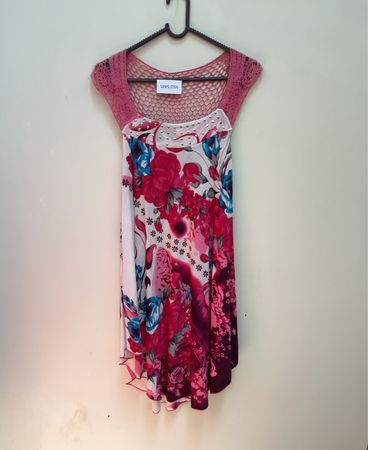 Pink Floral Dress