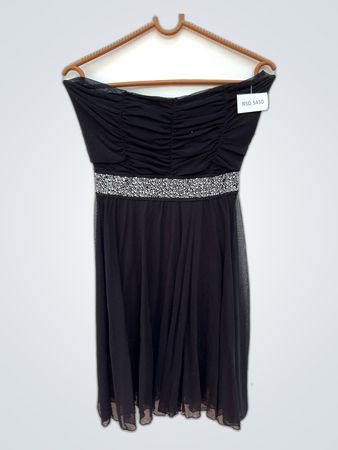 Inside Collection Black Strapless Mini Dress