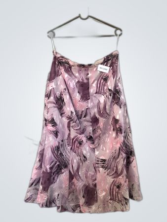 Unbranded Abstract Print Chiffon Midi Skirt