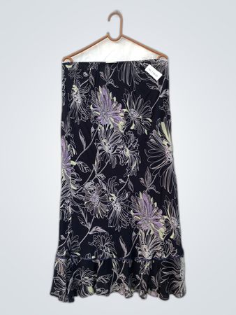 Roman Originals Floral Print Maxi Skirt