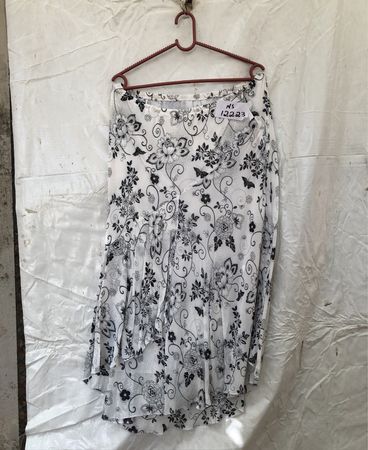Floral Print Midi Skirt