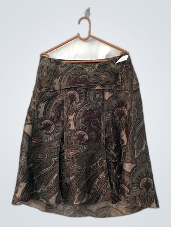 Tandem Paisley Print Mini Skirt