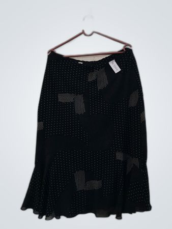 Black Polka Dot Skirt