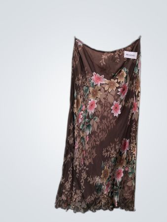 Unbranded Floral Print Maxi Skirt