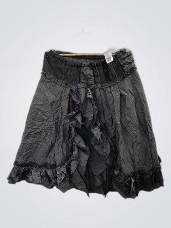 Unbranded Black Ruffled Mini Skirt