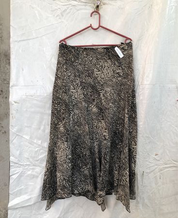 Unbranded Animal Print Midi Skirt