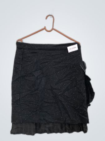 Unbranded Black Sequin Mini Skirt