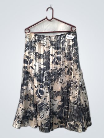 Unbranded Floral Pleated Midi Skirt