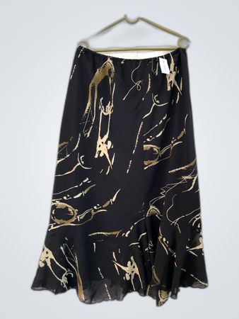 Black and Gold Skirt