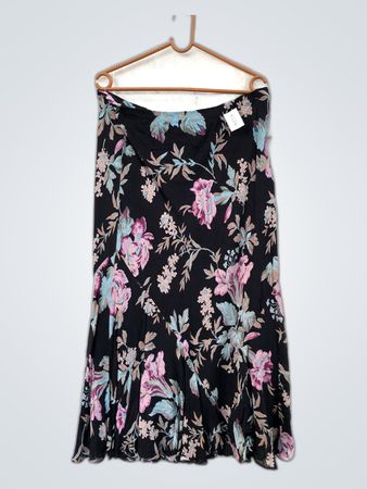 Floral Print Maxi Skirt