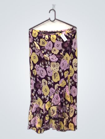 Signature Floral Print Midi Skirt